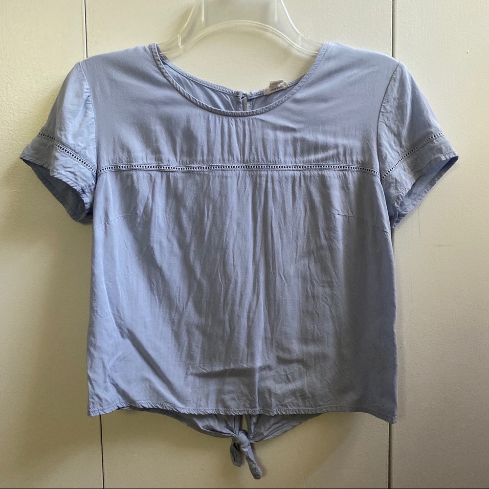 blue blouse